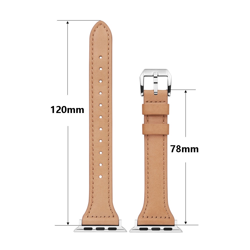 Dây Đeo Da Thay Thế Cho Đồng Hồ Thông Minh Apple Watch iwatch7 Series 6/5/4/3/SE 41mm45mm 40mm44mm/6 5 4 Se38Mm42Mm