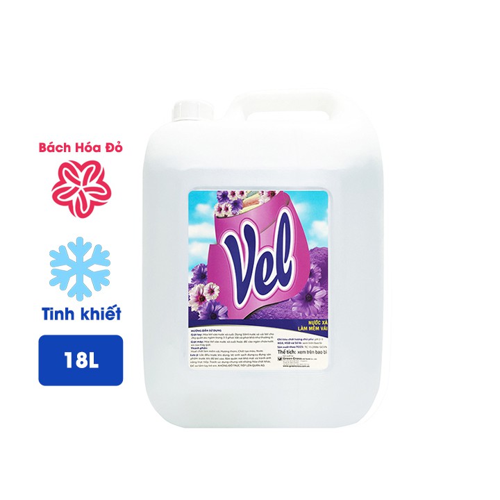 Nước xả vải VEL chai 1L8 - Hương Biển Xanh