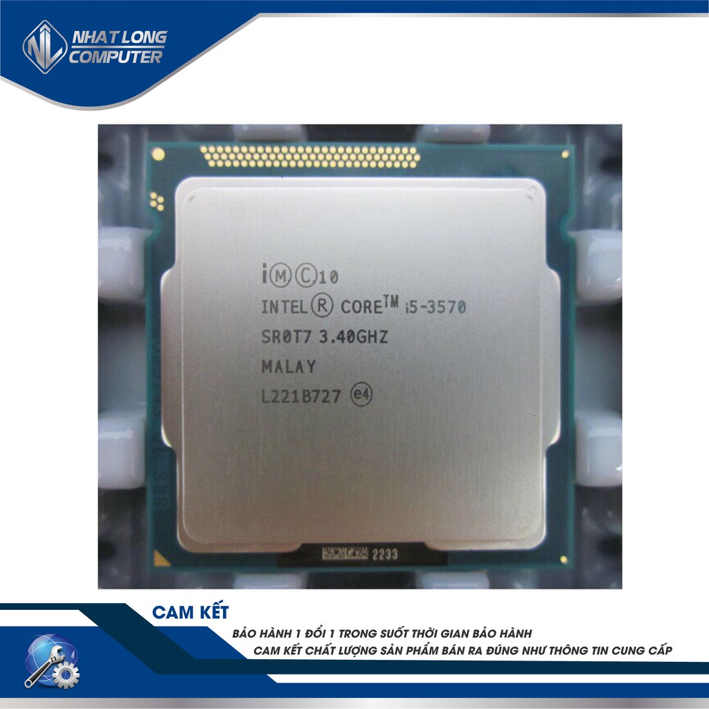 Bộ vi xử lý CPU I5 3570 ( 3.4G/6M/Sk 1155 ) sử dụng main H61 và B75 | WebRaoVat - webraovat.net.vn