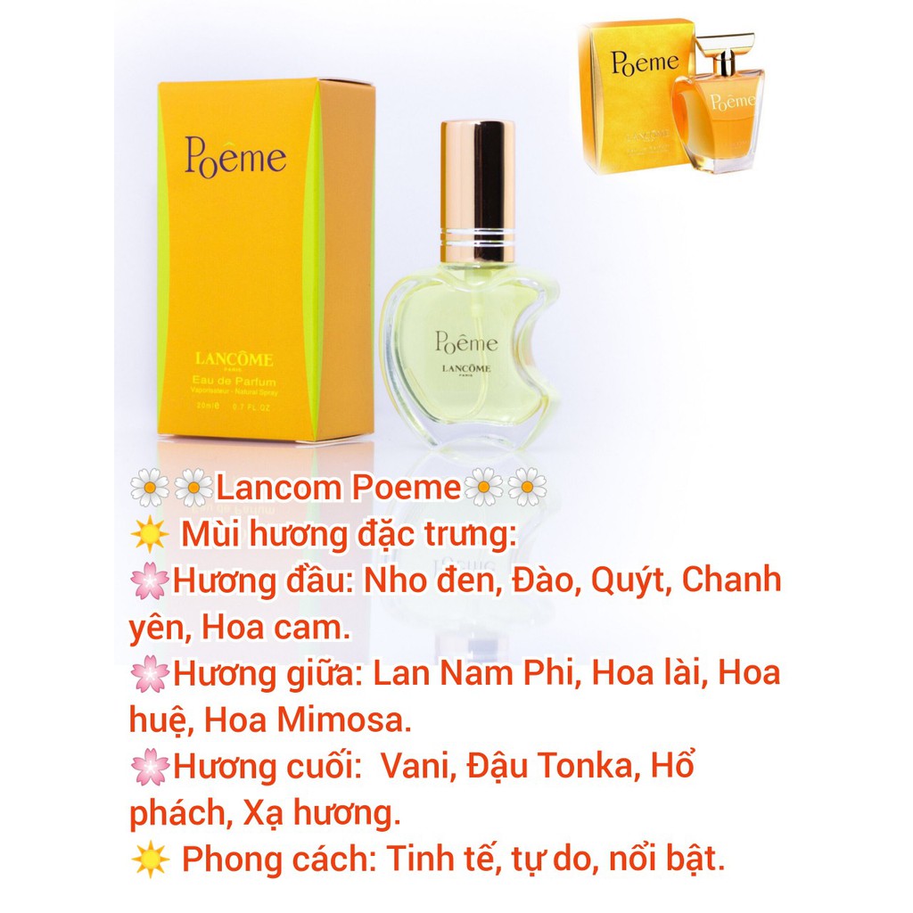 Nước Hoa Mini Lancôme Poême 20ml Nữ Chính Hãng