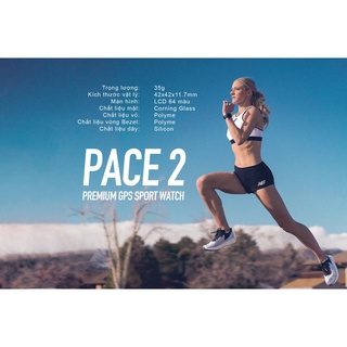 Đồng hồ chạy bộ, thể thao unisex GPS COROS PACE 2 - Tặng kèm dây thay thế và miếng dán cường lực
