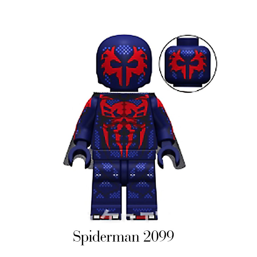 minifigures các nhân vật trong phim spider man in spider verse