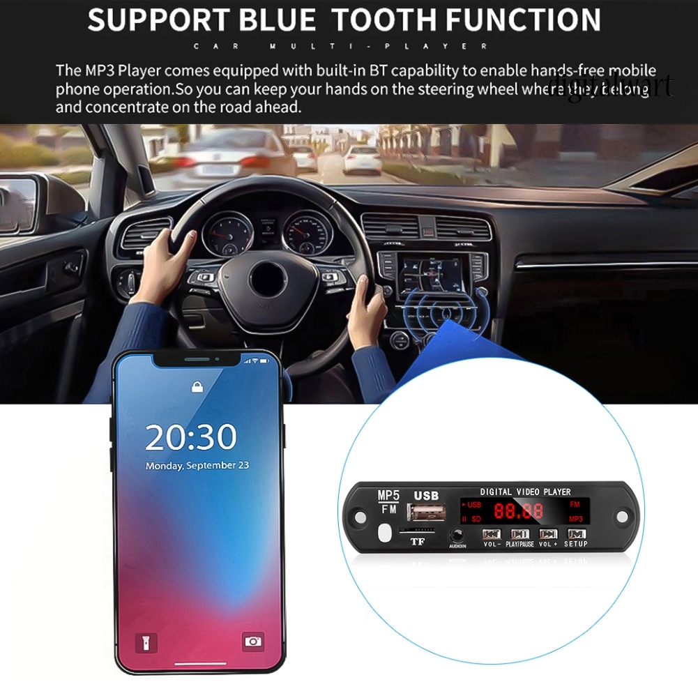 Bảng Mạch Giải Mã Mp5 Điều Khiển Từ Xa Kết Nối Bluetooth