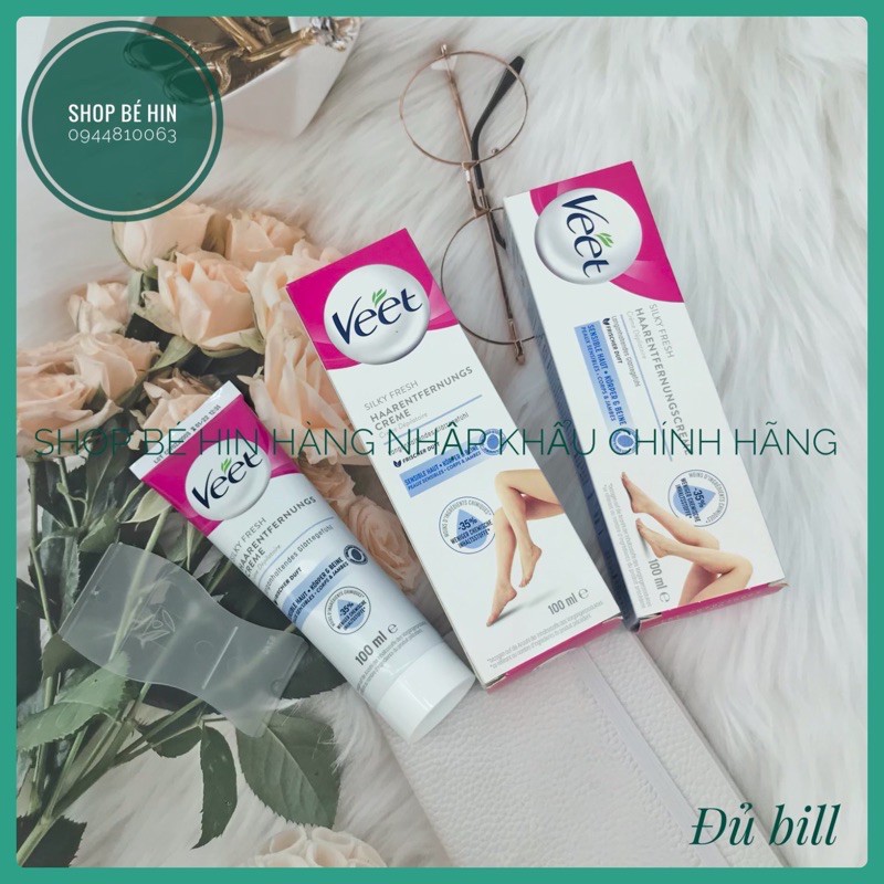 (Kèm HDSD) Kem tẩy lông Veet Đức chính hãng tẩy lông hiệu quả triệt để không gây kích ứng da kể cả da nhạy cảm nhất