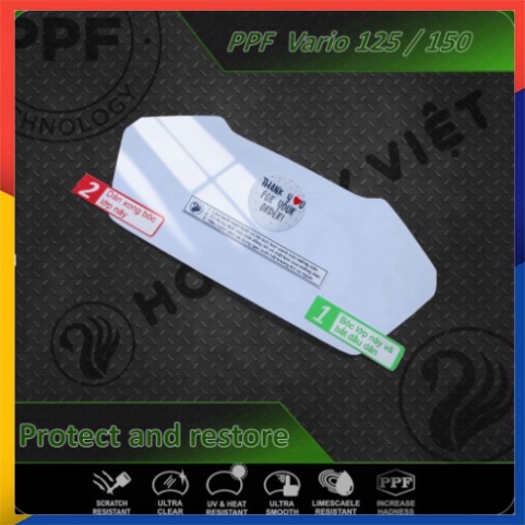Dán Bảo Vệ Mặt Đồng Hồ Honda Vario 2019 Tới 2022 Chât Liệu PPF 6 Lớp