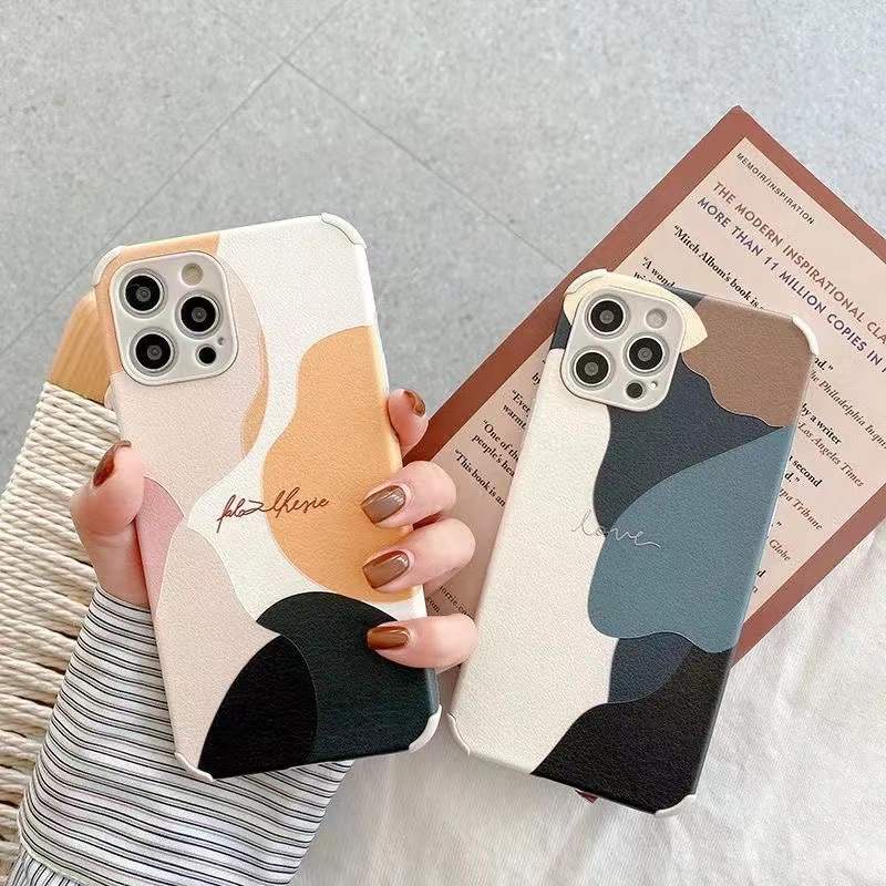 Ốp Điện Thoại Da Mềm Họa Tiết Mèo Morandi Mẫu 2022 Dành Cho Apple iPhone 14 13 12 11 X XS XR MAX 11 Pro 7 8 Plus