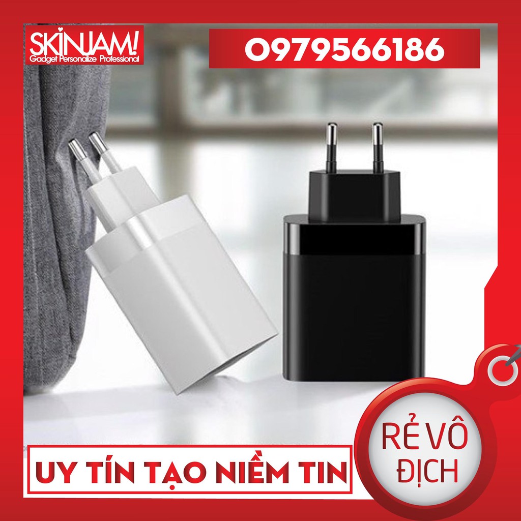 Củ Sạc Baseus Chia 4 Cổng USB Đa Năng Tốc Độ Nhanh 30W Dành Cho Điện Thoại IPhone 11 Pro Max Xiaomi Mi Samsung