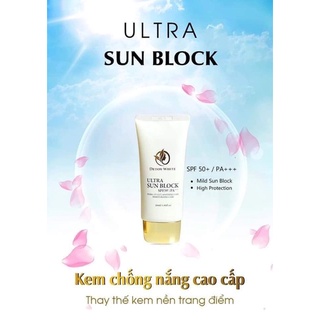 Kem chống nắng detox white ultra sun block spf50+/pa+++