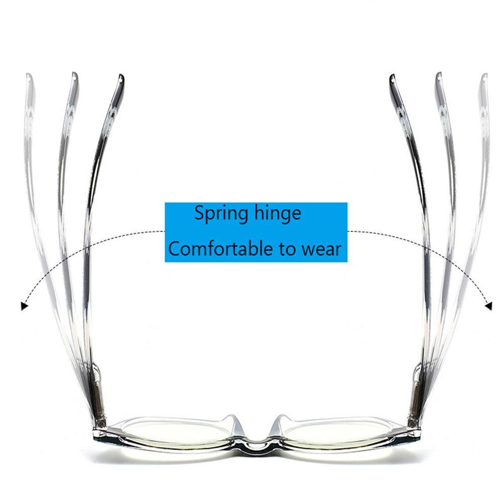 ESPO Kính Đọc Sách Nửa Gọng Tròn Trong Suốt Cho Nam Nữ