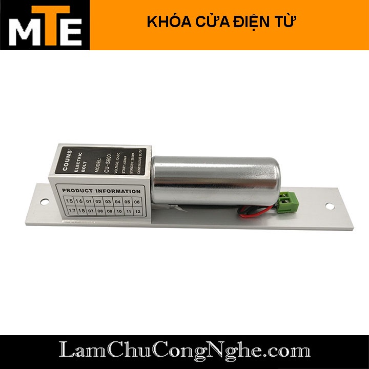 Khóa điện 12V ELECTRIC BOLT LOCK