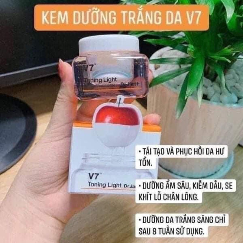 KEM V7 TONIGHT LIGHT MINI DƯỠNG DA TRẮNG HỒNG HÀN QUỐC