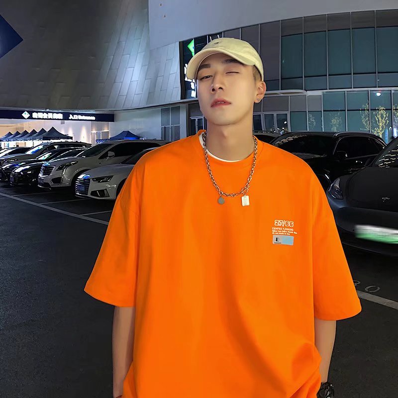 Áo Thun Tay Ngắn Dáng Rộng In Họa Tiết Thời Trang Mùa Hè Phong Cách Hàn Quốc Cho Nam Và Nữ Size M-5XL