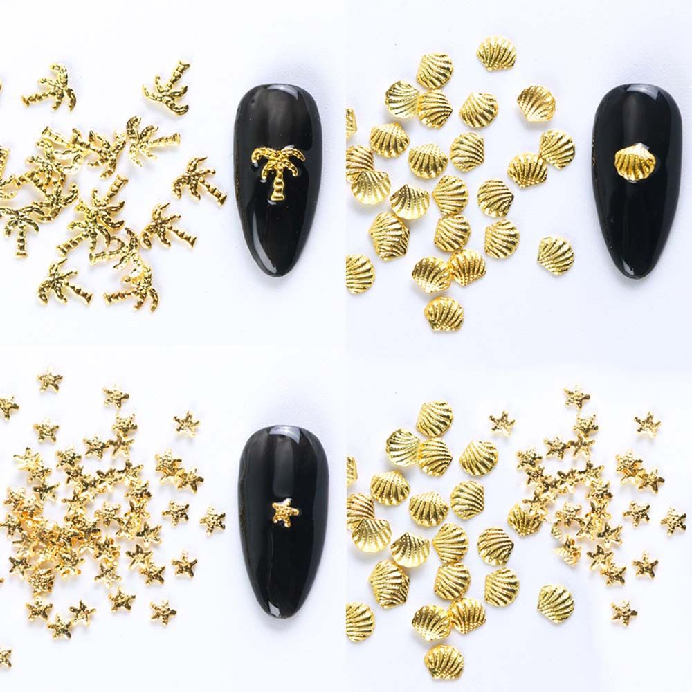 [Hàng mới về] Bộ phụ kiện trang trí móng tay nhựa resin/sequin 3d dễ thương diy