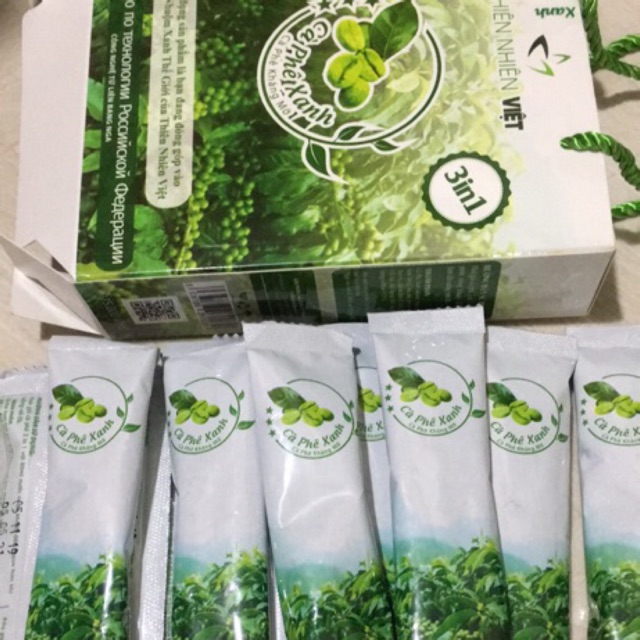 Giảm cân caphe xanh.