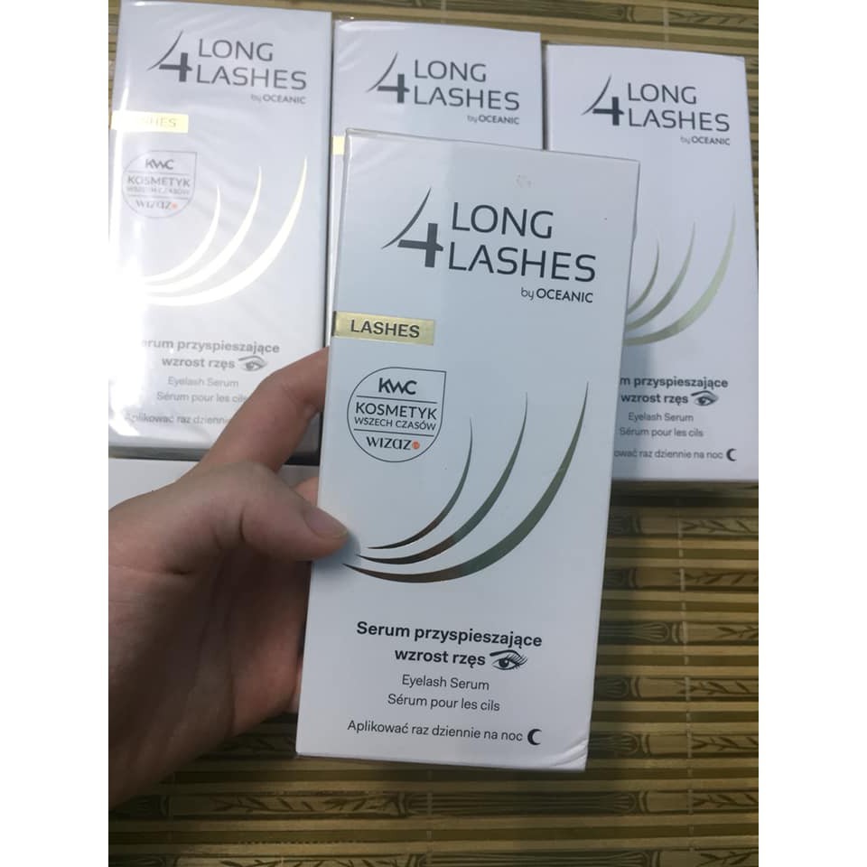 Serum Dưỡng Mi Dài 4 Long Lashes , Giúp Mi Dài, Dày, Khỏe Hơn Tôn Thêm Vẻ Đẹp Của Đôi Mắt - 3ml | BigBuy360 - bigbuy360.vn