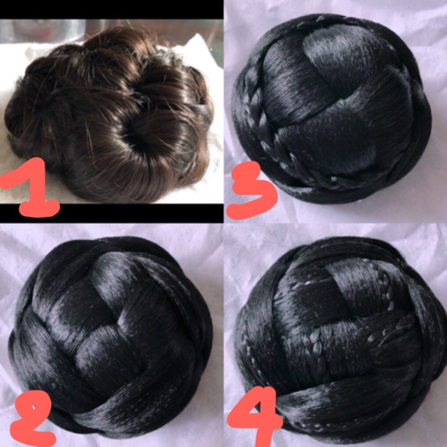 búi giả cho người trung niên
