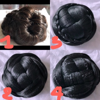búi giả cho người trung niên