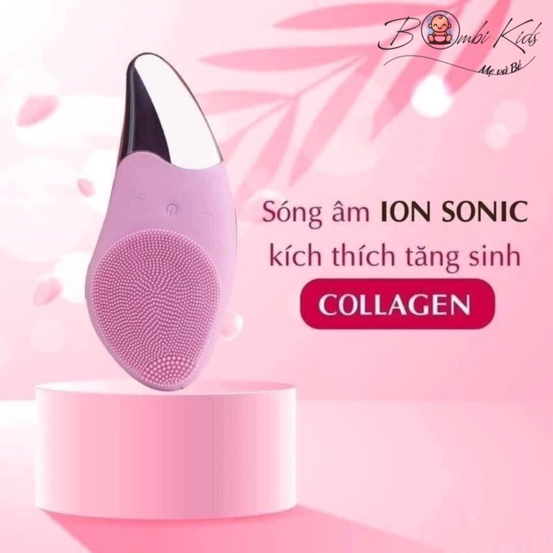 [GIÁ HUỶ DIỆT-SALE SỐC] Máy rửa mặt SONIC FACIAL BRUSH - cổng sạc USB - 3 chức năng