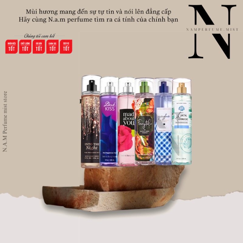 [ ɴαм.perғυмe ] [ Bill Mỹ ] (10Ml) Xịt Thơm Toàn Thân Bodymist Bath & Body Works