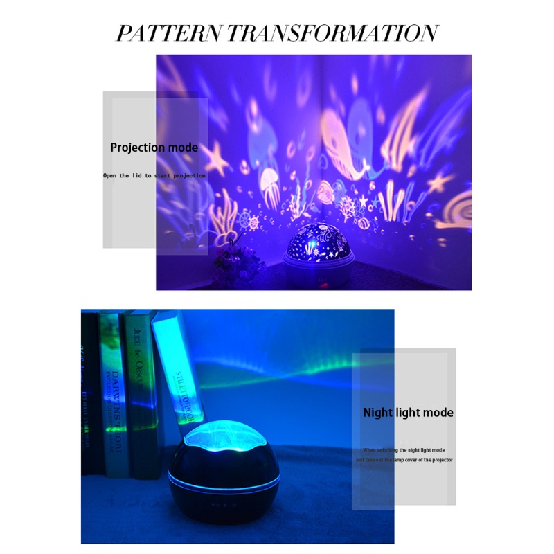 Đèn LED Chiếu Bầu Trời Sao Ban Đêm Độc Đáo Trang Trí Phòng Ngủ Cho Bé