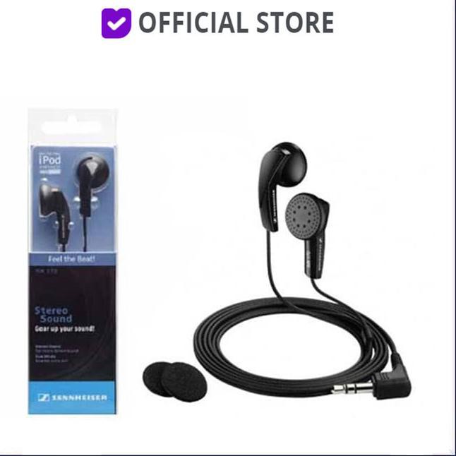 SENNHEISER Tai Nghe Nhét Tai Màu Đen Mx170 Chất Lượng Cao