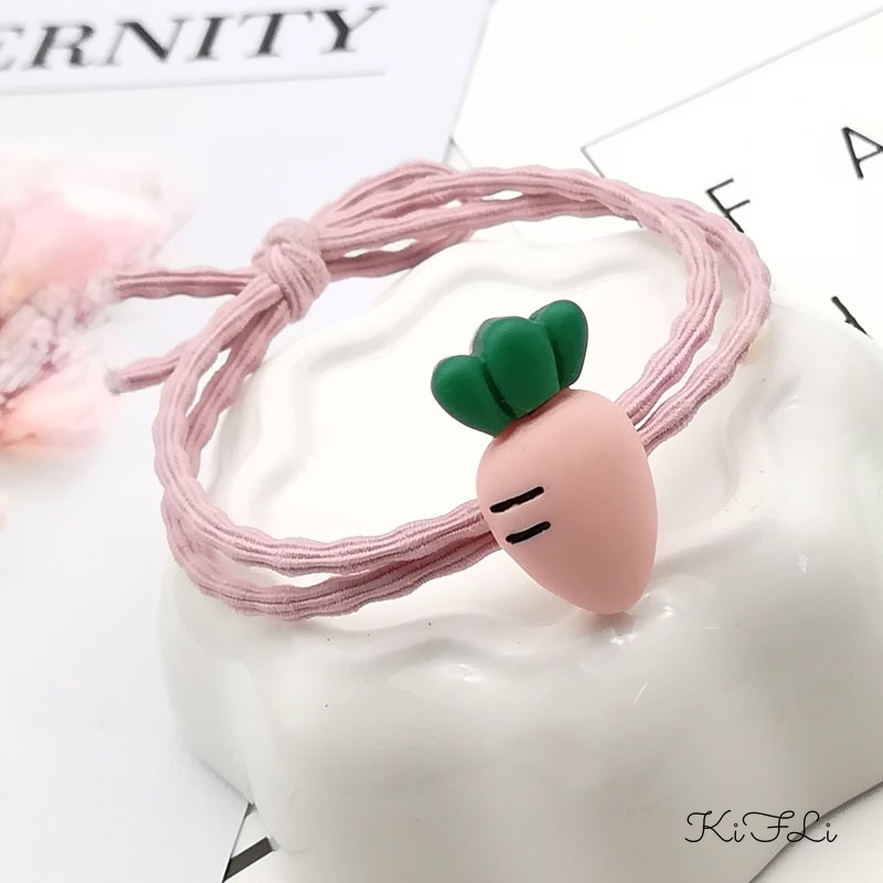 Dây Cột Tóc Hình Củ Cà Rốt Xinh Xắn Cho Nữ