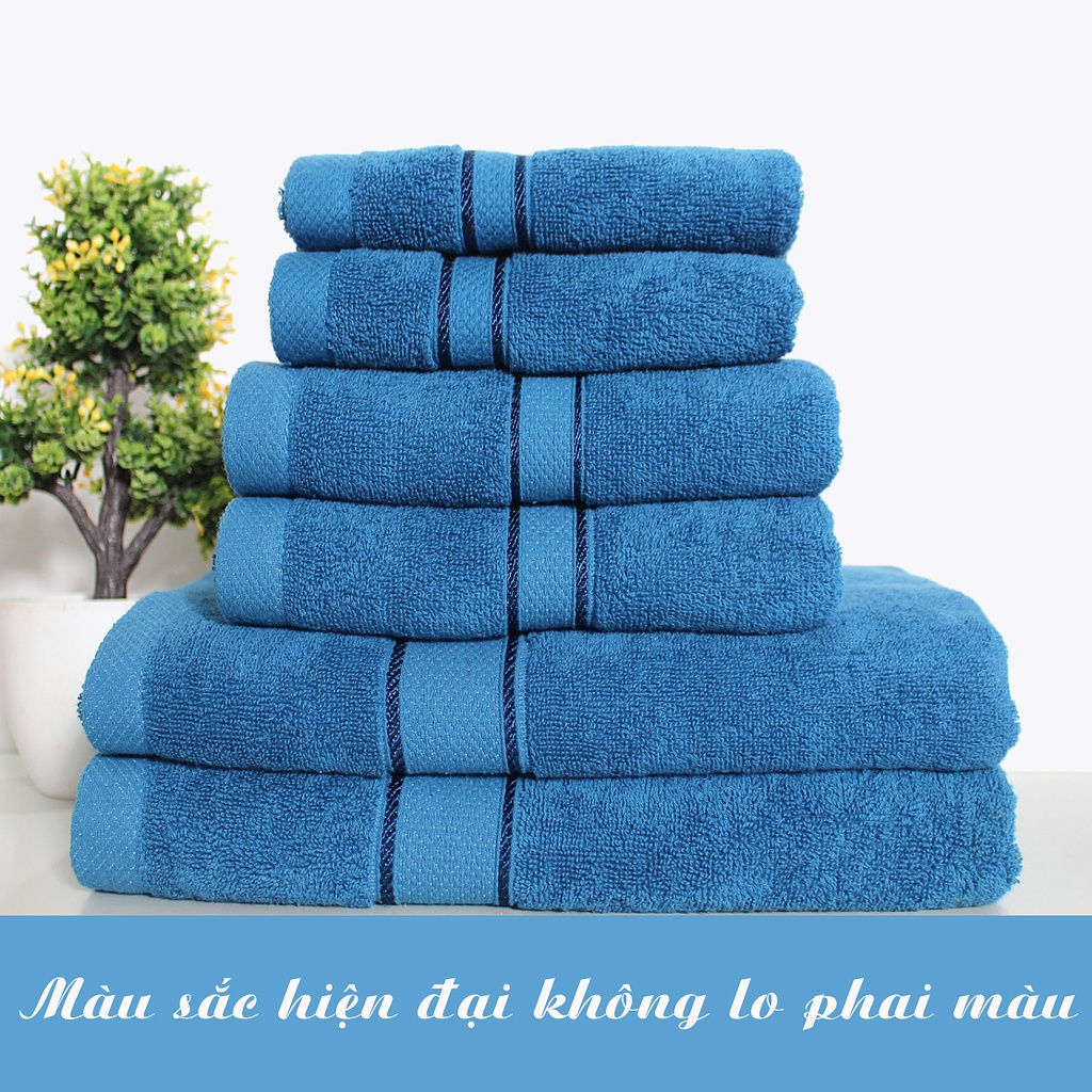 Khăn tắm khách sạn cao cấp 100% cotton 70*140cm sang trọng bền đẹp_Khăn mặt Hanoitex