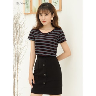 Áo thun sọc dệt GUMAC AT08979