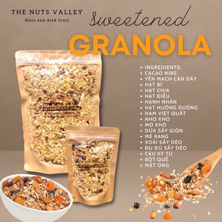 GRANOLA Nướng mật ong và quê 500G