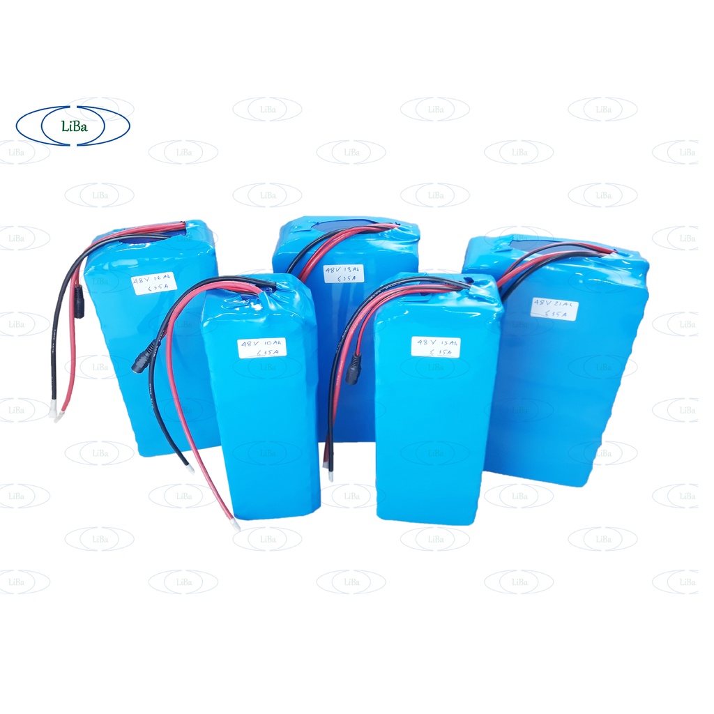 Pin Xe Đạp Điện 48V 21Ah...10Ah, Thay Cho 4 Bình Acquy 12V _ Liba