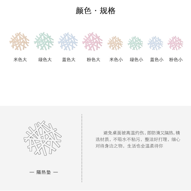 Miếng lót ly cốc để bàn ăn cách nhiệt chống bỏng cách nhiệt cho sử dụng tại nhà