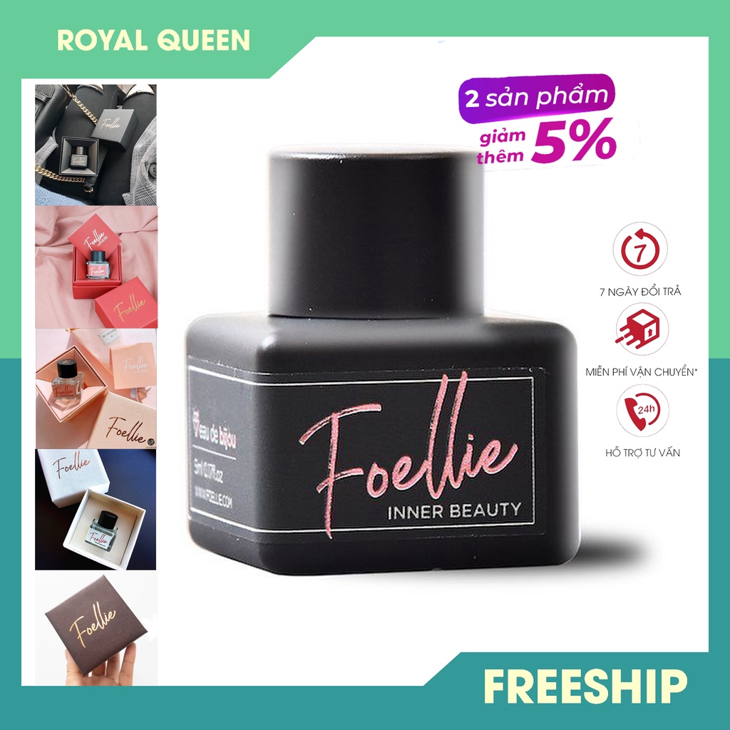 Nước hoa vùng kín cho nữ - nước hoa Foellie cho cô bé hương thơm nhẹ nhàng quyến rũ 5ml