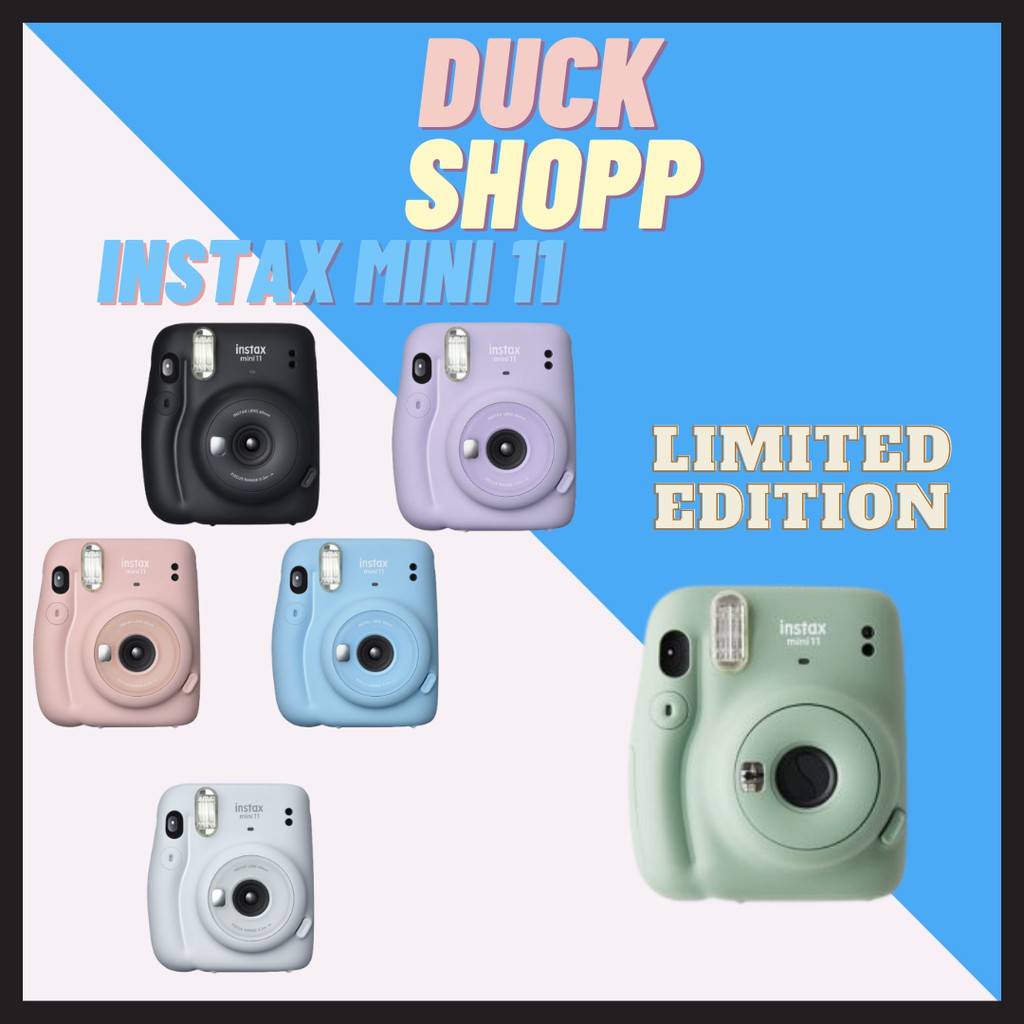 [Mã 229ELSALE hoàn 7% đơn 300K] Instax Mini 11-Máy chụp ảnh lấy ngay Fujifilm Instax Mini 11- Tặng kèm 1 pack film