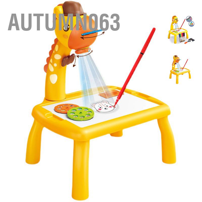 Máy chiếu đa năng Vẽ Máy chiếu Bảng Dấu vết và Tranh Học Đồ chơi cho trẻ em Trẻ Autumn063