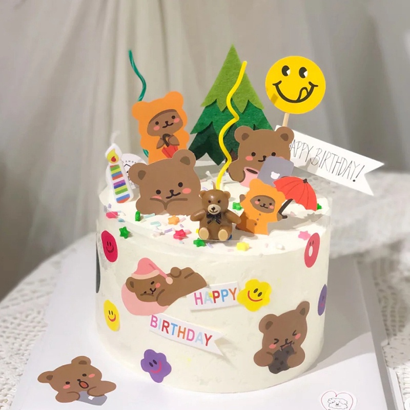 7/16 Pcs Que Cắm Trang Trí Bánh Sinh Nhật