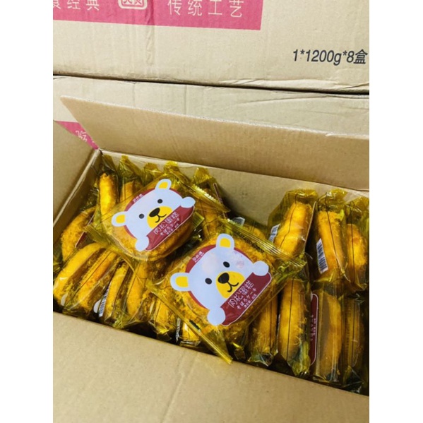 BÁNH RUỐC GẤU CHÀ BÔNG THÙNG 30 CÁI - Lùn Con Food