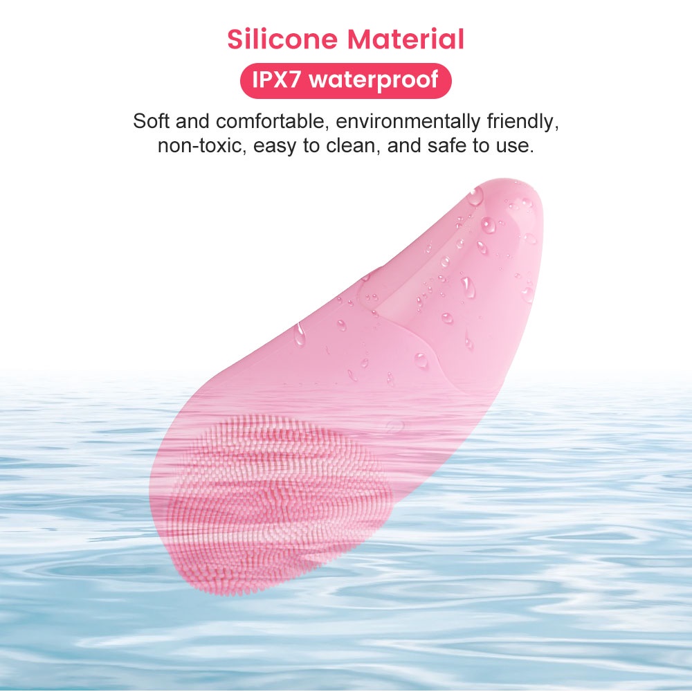 Máy rửa mặt Salorie bằng silicon mềm mại chống thấm nước