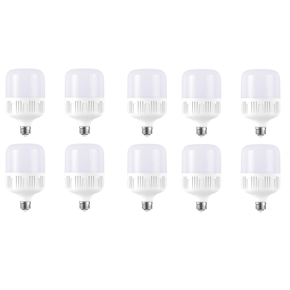 Bộ 10 bóng đèn led búp trụ 5w kín nước siêu bền