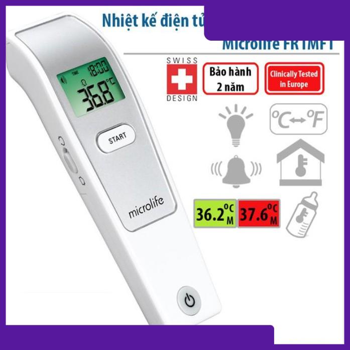Nhiệt Kế Điện Tử Hồng Ngoại Microlife FR1MF1 Thụy Sĩ - Bảo Hành Chính Hãng 2 Năm