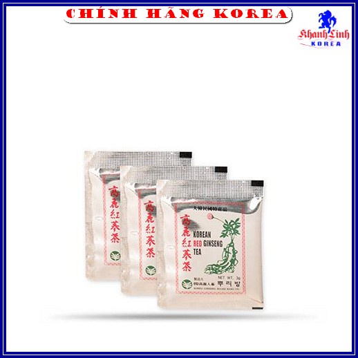 Trà Hồng Sâm Hàn Quốc Chính Hãng Buleebang, Hộp 100 gói x 3gr