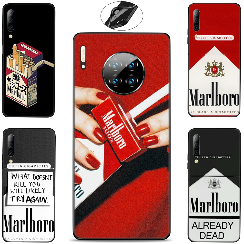 Huawei P20 P10 P9 P8 Lite Mini Pro 2017 2016 2015 P20Pro P10Lite P8Lite Casing Soft Case 61SF Marlboro mobile phone case