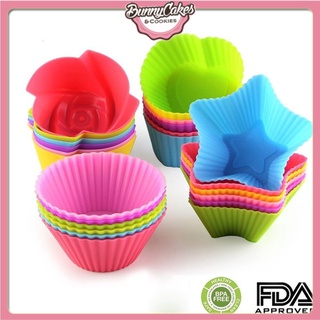 Khuôn Muffin Silicon Làm Bánh Cupcake