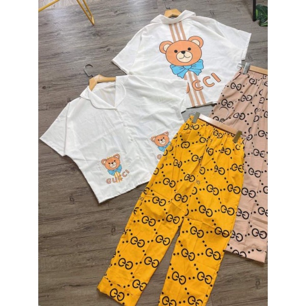 [XẢ KHO] Áo Gấu cánh dơi , quần ống suông | BigBuy360 - bigbuy360.vn