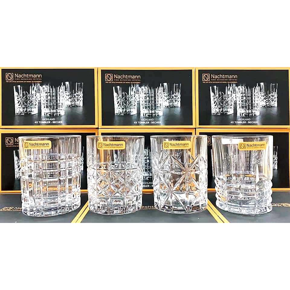 BỘ 4 CỐC PHA LÊ NACHTMANN TUMBLER-BECHER MADE IN GERMANY
