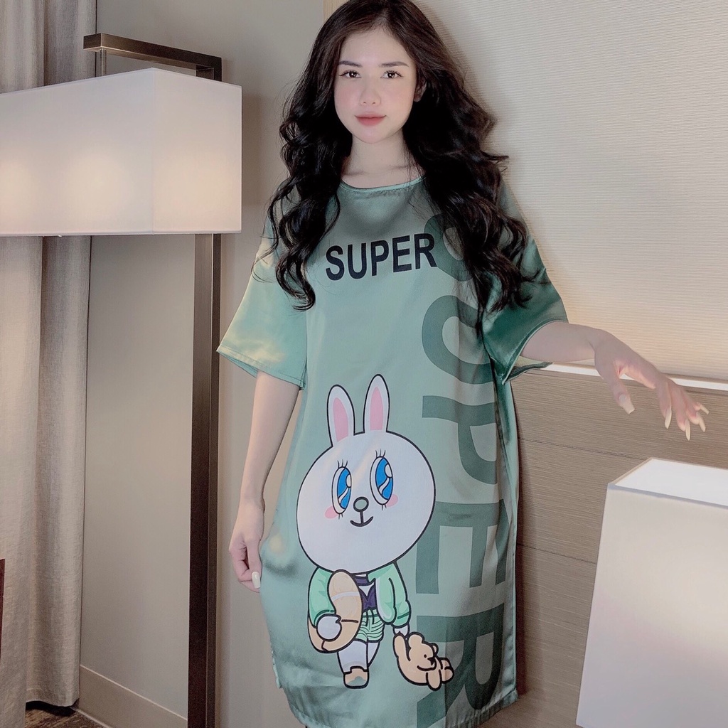 Váy Xinh Thiết Kế Sang Chảnh Chất Liệu Lụa Satin Loại 1 Phom 45-60kg | BigBuy360 - bigbuy360.vn