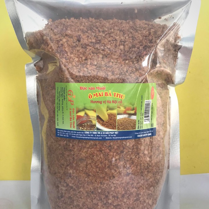 500gr muối ô mai (túi zip)