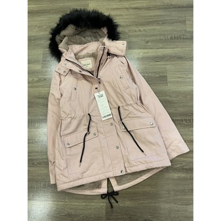Parka lót lông thỏ chống nước Basic House