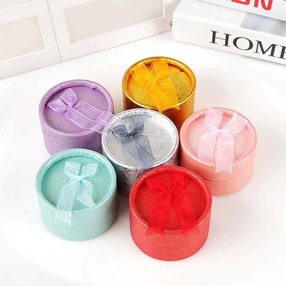 Hộp Đựng Nhẫn Cưới Thắt Nơ Xinh Xắn