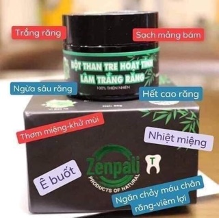 Than tre trắng răng thơm miệng