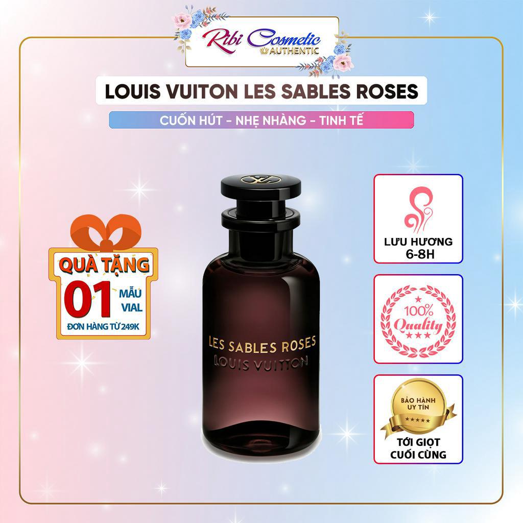 Nước Hoa Unisex Nam Nữ Lv Les Sables Roses Hương Hoa Hồng Sa Mạc Thơm Sang Trọng Quý Phái Lưu Hương Lâu Ribicosmetics